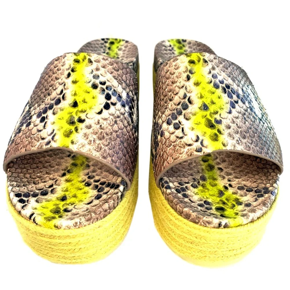 BNWOBOX Kate Spade Kia Espadrille-Lemon Sorbet Size 10 - Picture 4 of 10